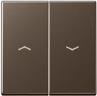 Jung Wippe Symbole mokka für Jal.Wippschalter A 595 P MO (A595PMO)