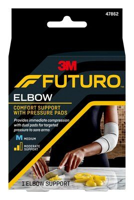 FUTURO™ Ellbogenbandage 47862DABI Größe M 25,4–27,9 cm Grau