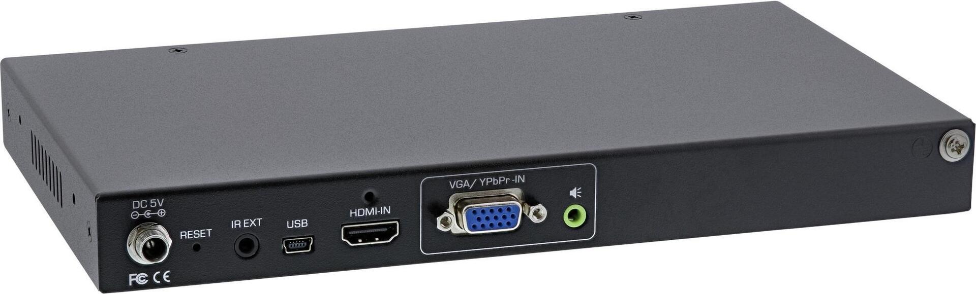 INLINE HDMI Videowand Verteiler 1 auf 9, Full-HD - Video/Audio-Schalter - 9 x HDMI - Desktop