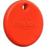 Chipolo POP Tracking Tag Rot – Bluetooth-Tracker für Apple Find My & Google Find Hub, IP55