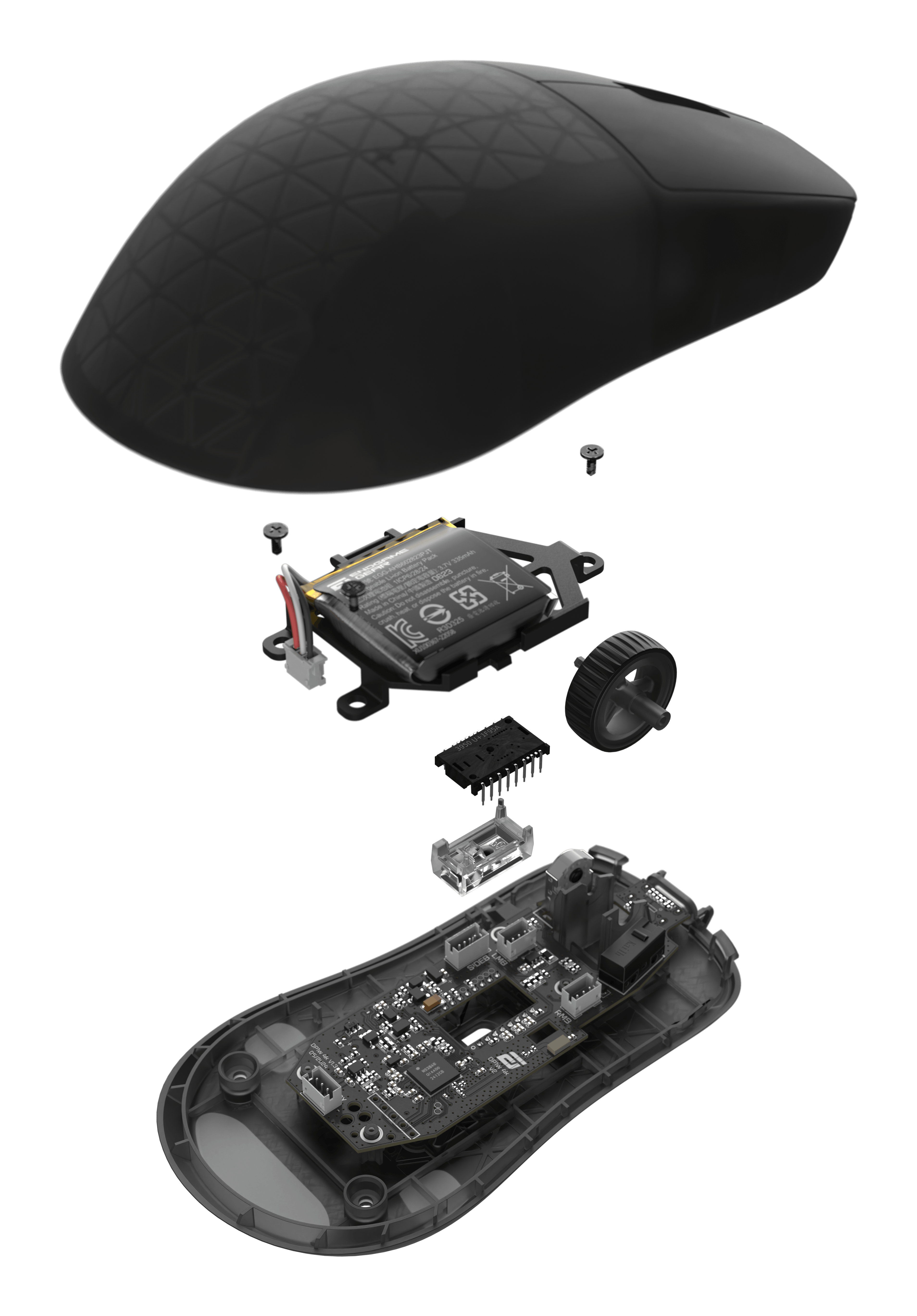 Endgame Gear OP1w 4k v2 Kabellose Gaming-Maus Optisch 30.000 DPI 4.000 Hz Dark Frost