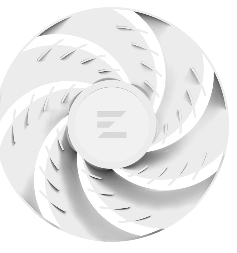ZALMAN ZM-AF120R ARGB Gehäuselüfter 120 mm Weiß