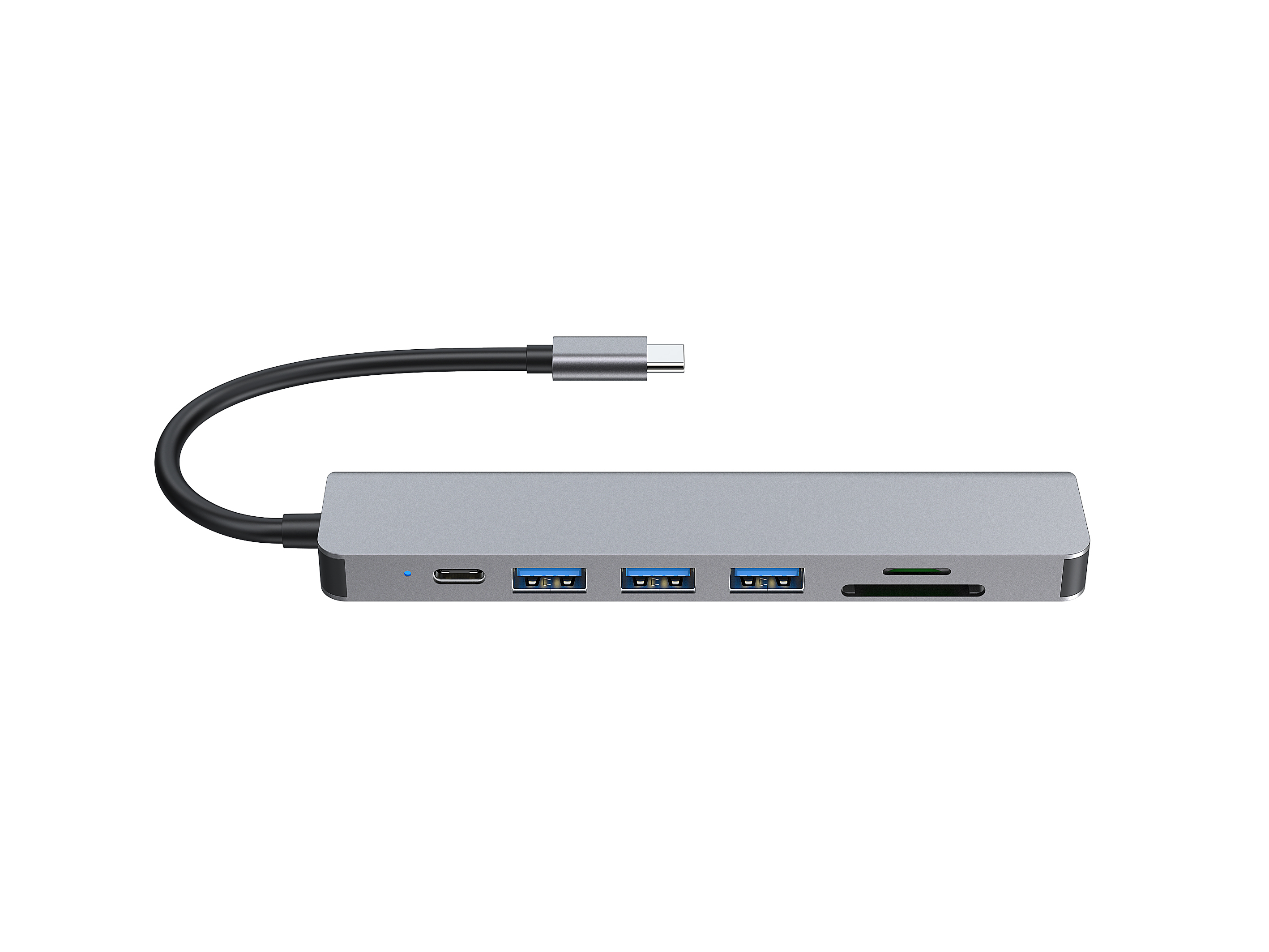 equip USB-C 7-in-1 Dockingstation HDMI 4K/60Hz 100W PD Silber
