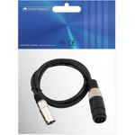 Omnitronic 30225590 XLR Adapterkabel [1x Lautsprecherkupplung - 1x XLR-Stecker 3 polig] 1.00 m Schwarz (30225590)