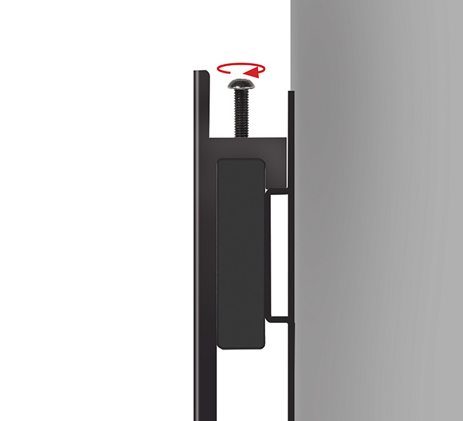 B-TECH System X BT8390-VESA800F Montageschienen 200 kg VESA 800 Schwarz