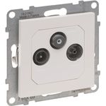 Legrand SEANO Enddose TV-R-SAT f. 765169 HD-TV in der Farbausführung Ultraweiß 5 (765169)