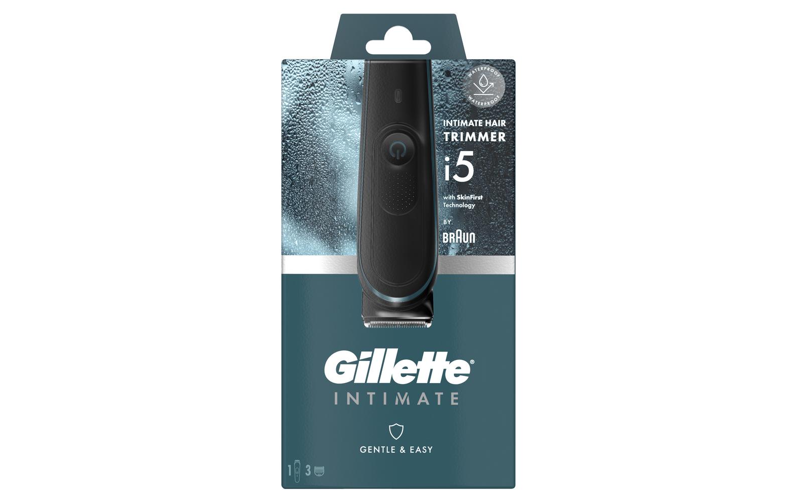 Gillette INTIMATE i5 Intimrasierer Schwarz
