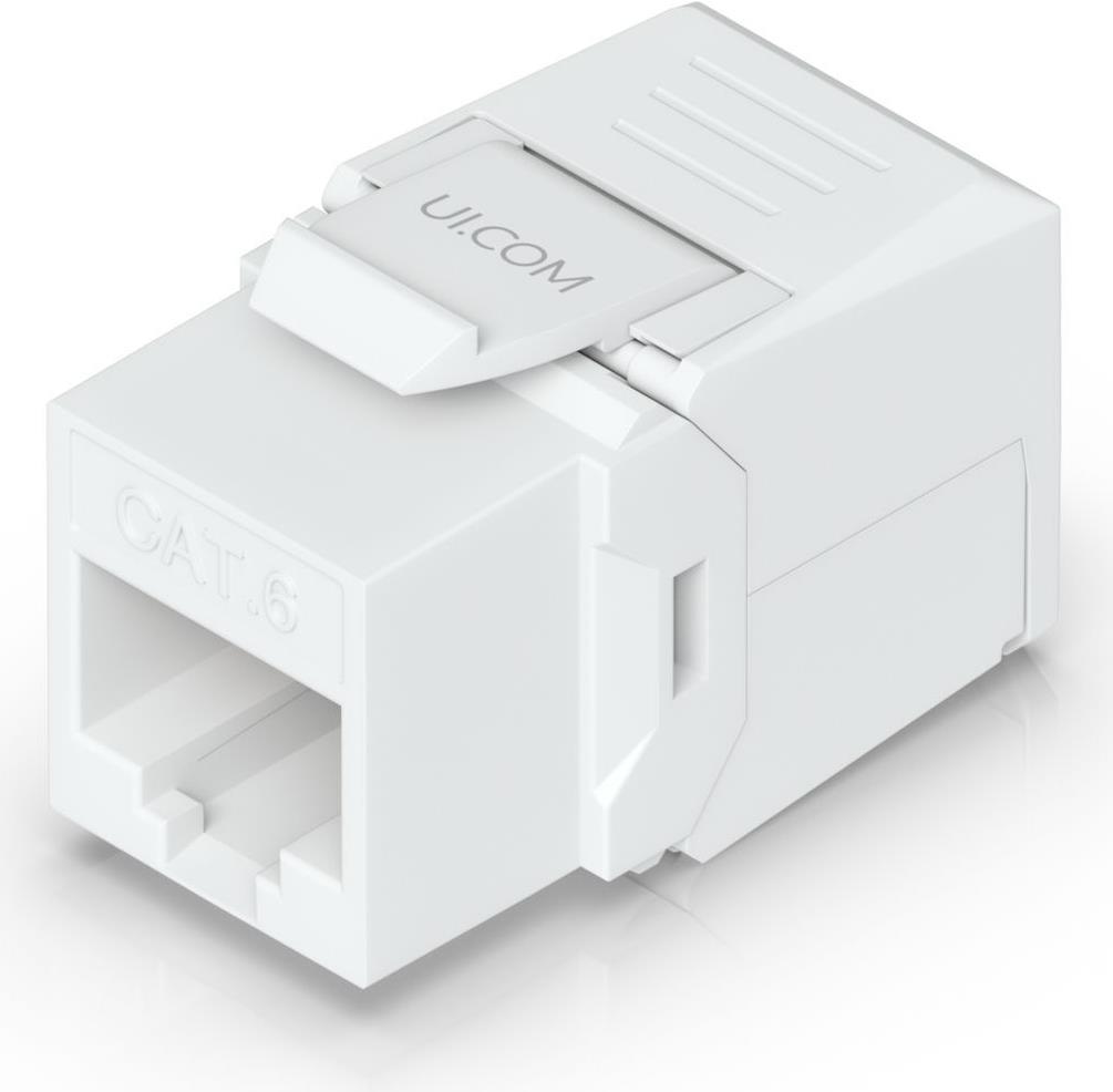 Ubiquiti Toolless keystone for terminating a Cat6 Ethernet (UACC-KEYSTONE-JACK-C6)
