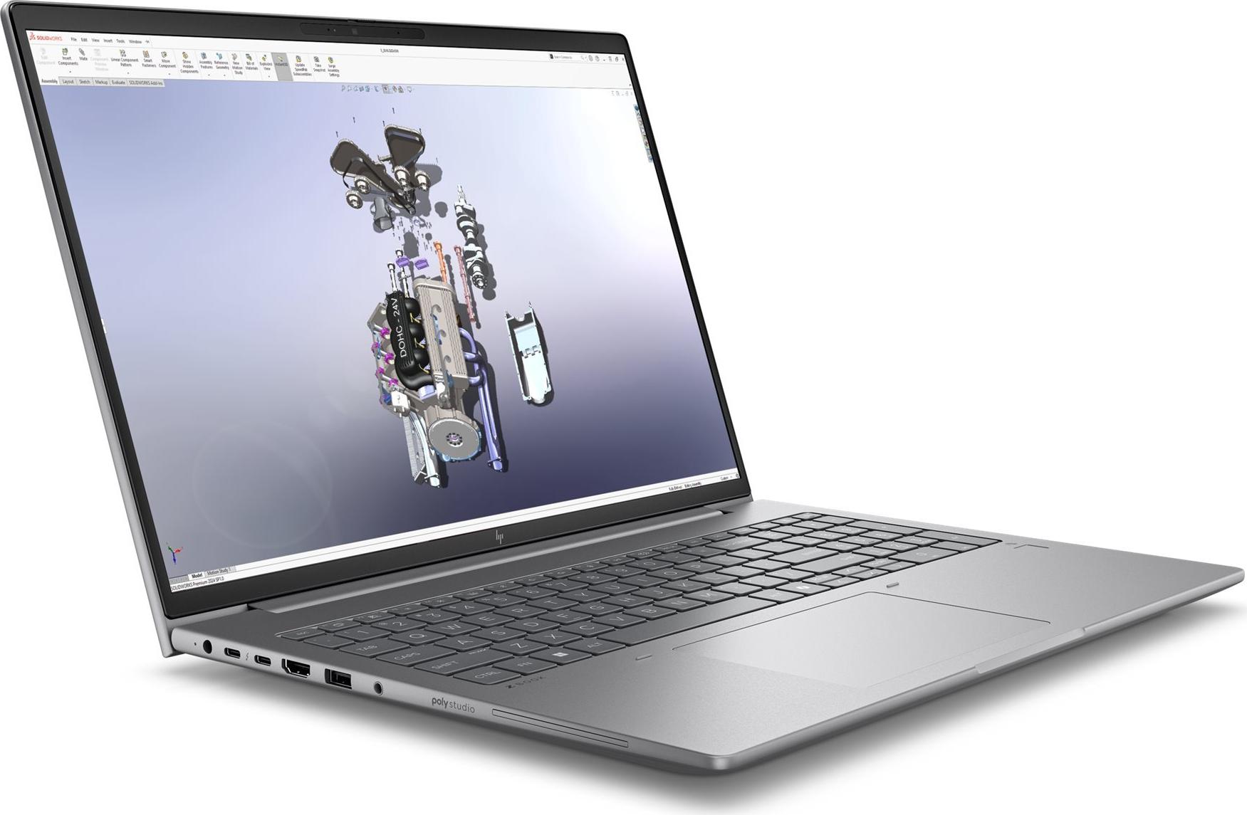 HP ZBook X G1i Mobile Workstation 16" Intel Core Ultra 7 255H 32 GB RAM 1 TB SSD Meteorsilber