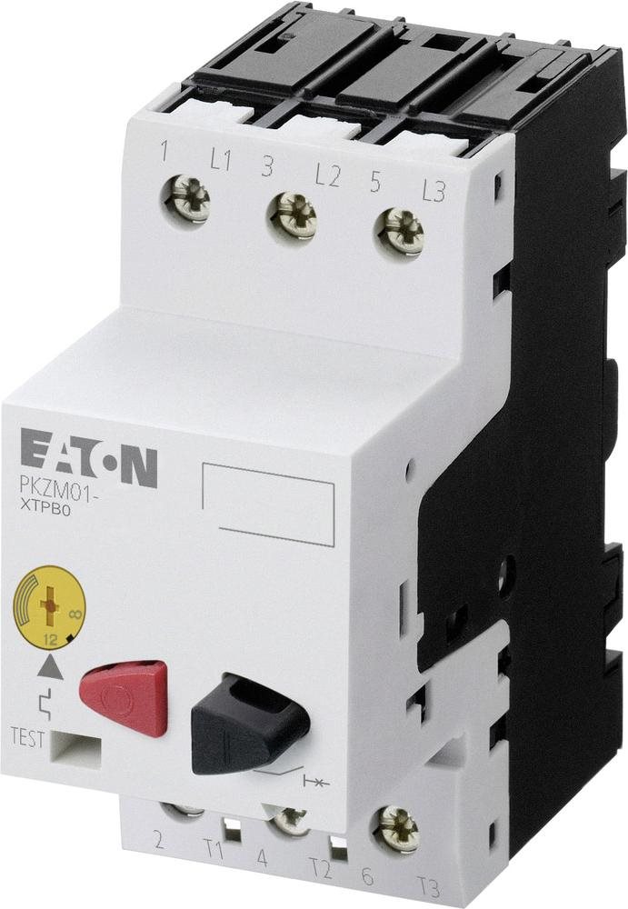 EATON Motorschutzschalter 1,6A PKZM01-1,6 0,55kW/400V Druckbetätigung PKZM01-1,6 (278480)