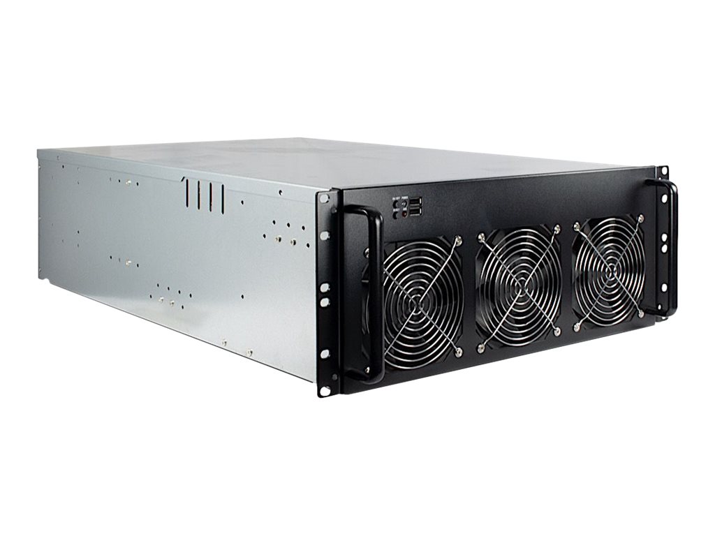 Inter-Tech 4W40 Mining-Rack 4U Schwarz