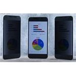 KAPSOLO 4-wege Blickschutzfilter / Blickschutzfolie selbstklebend für iPhone 14 Blickschutzfilter, schützen sie ihre sensiblen und privaten Daten vor unerwünschten Blicken. (KAP13007)