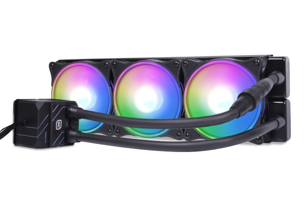 Alphacool Eisbaer Pro HPE Aurora 360 CPU AIO All-in-One-Flüssigkeitskühler Schwarz