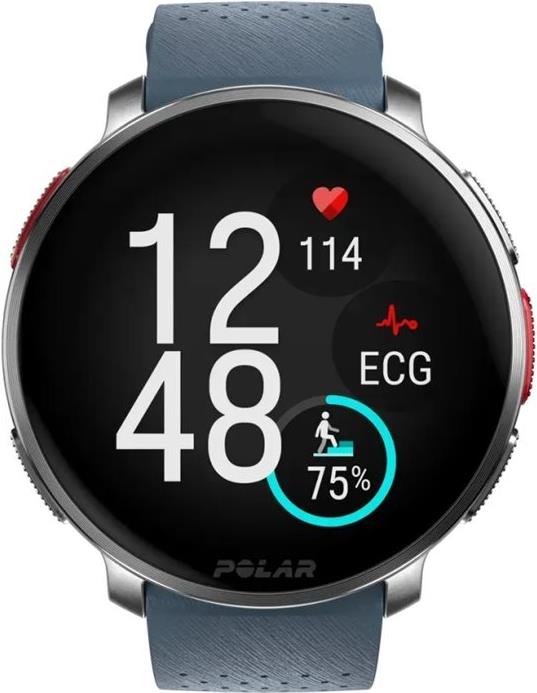 Polar Vantage V3 Sportuhr 1.39" AMOLED 32 GB Bluetooth 5.1 Aluminium Himmelblau