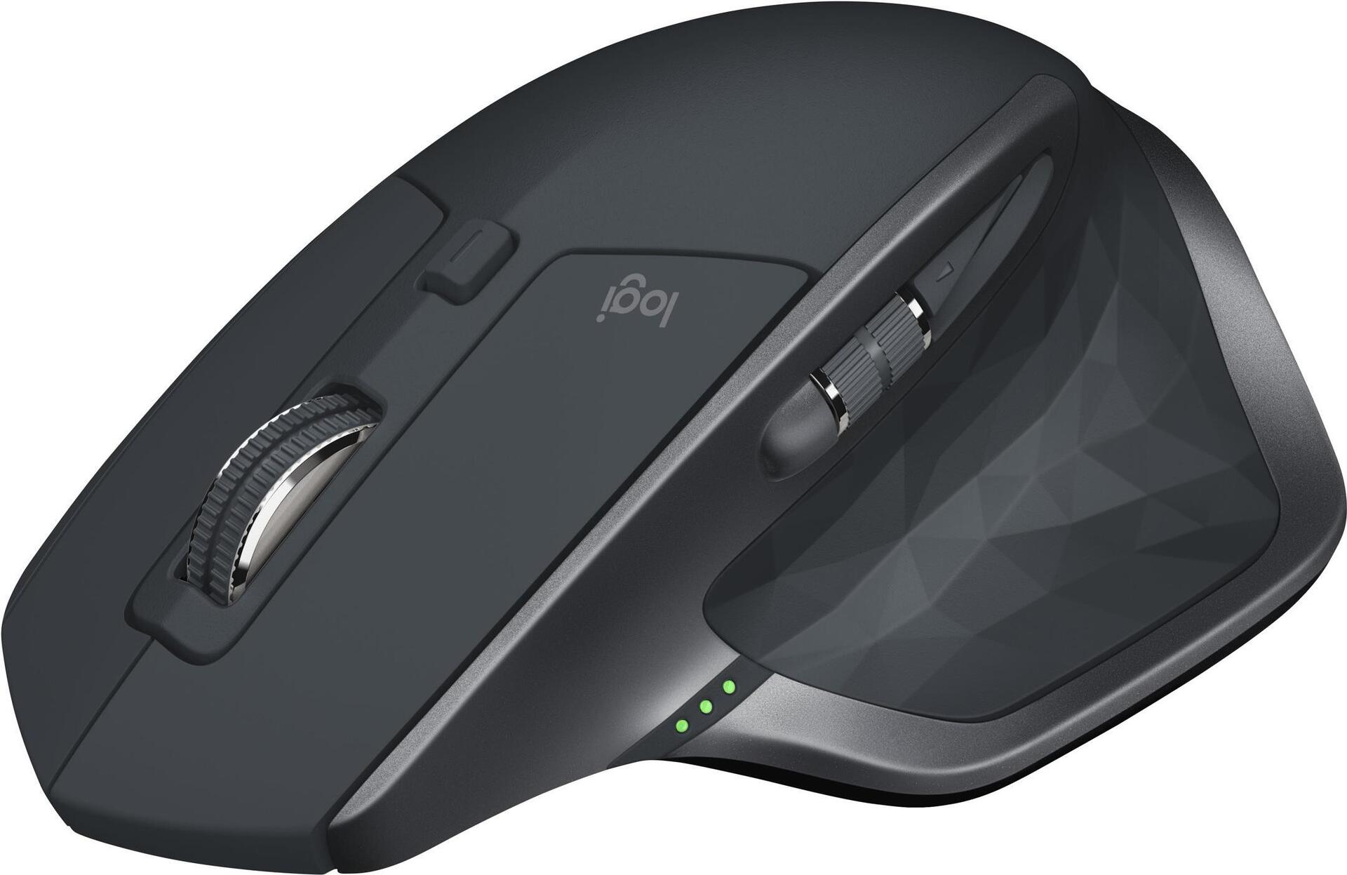 Logitech MX Master 2S Kabellose Maus 4000 DPI Darkfield 7 Tasten Graphite
