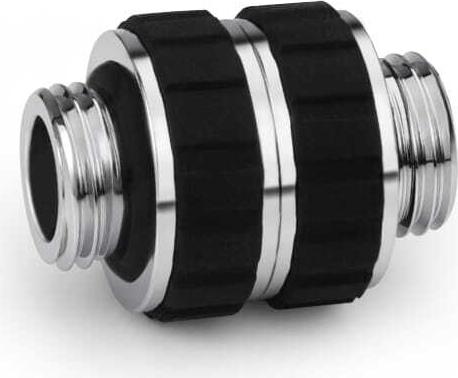 Alphacool Apex Grip Doppelnippel AG/AG drehbar G1/4 chrom (14918)