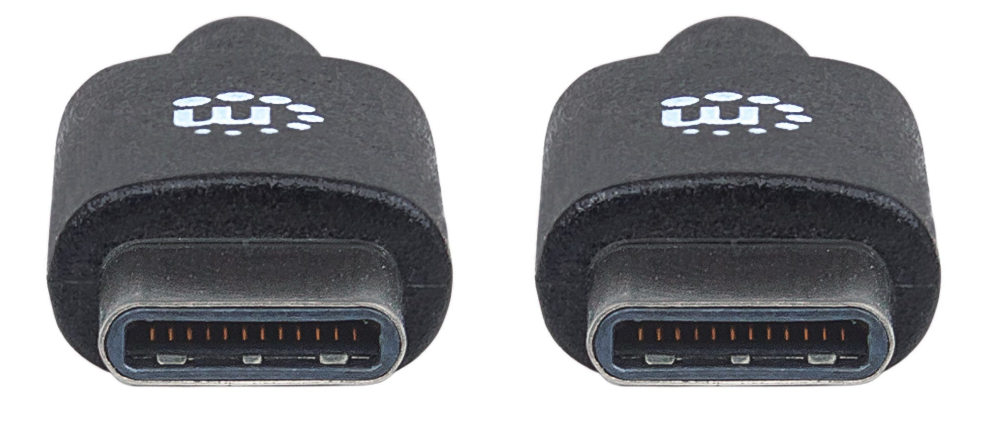 Manhattan USB-C zu USB-C Kabel USB 2.0 480 Mbit/s 3 A 2 m Schwarz
