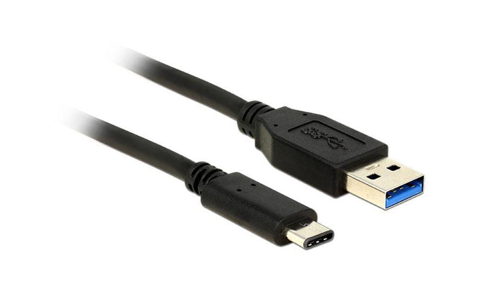 Delock 83869 USB-Kabel Typ-A zu USB Type-C 0,5 m Schwarz