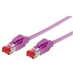 Tecline 71810M Category 6A Ethernet Patchkabel (S/FTP, PiMF, EIA/TIA, Class EA, 10 m) erikaviolett (71810M)