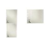 LEITZ Tauenpapier-Register, blanko, A4 Überbreite, 12-teilig grau, 100 g-qm, Lochung: 80 mm, mit Lochverstärkung des (1222-00-85)