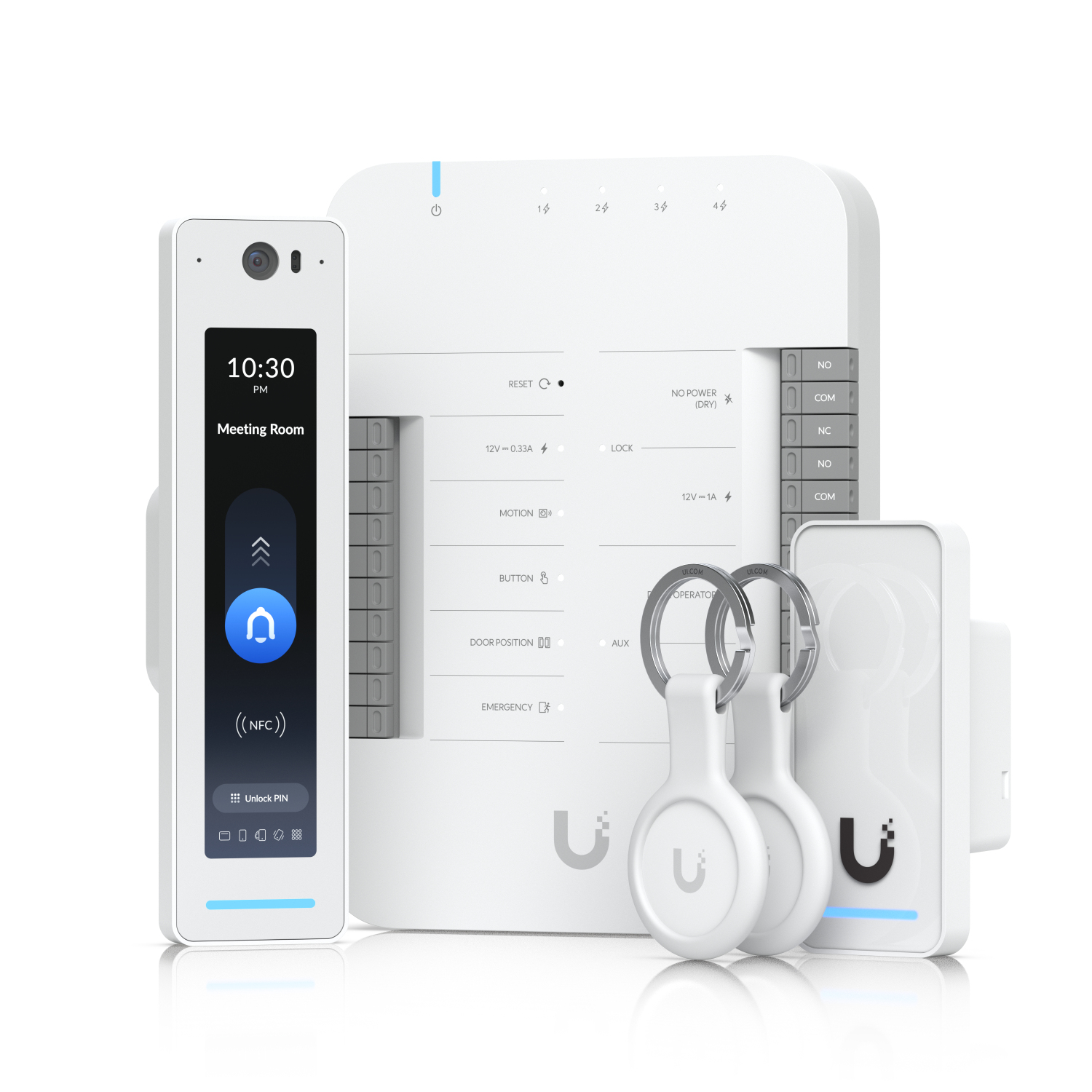 Ubiquiti UniFi Access G3 Starter Kit Pro Zugangskontrollgerät Grau, Weiß