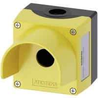 Siemens Leergehäuse 1 Einbaustelle, mit Schutzkragen (L x B x H) 85 x 85 x 112.5 mm Gelb SIRIUS ACT 3SU1801-0AA00-0AC2 (3SU1801-0AA00-0AC2)