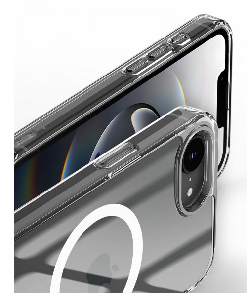 Nevox StyleShell SHOCKFlex MagSafe Handyhülle iPhone 16e 6,1" Transparent