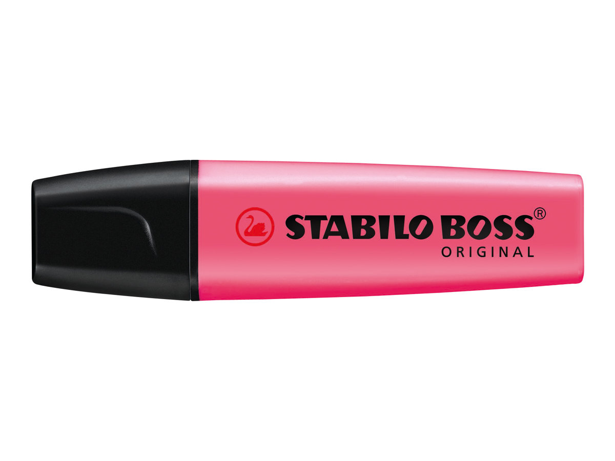 STABILO BOSS ORIGINAL Textmarker, 6er PET-Etui, Keilspitze 2–5 mm, Mehrfarbig
