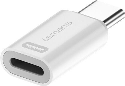 4smarts 540711. Anschluss 1: Lightning, Anschluss 2: USB-C. Produktfarbe: Weiß (540711)