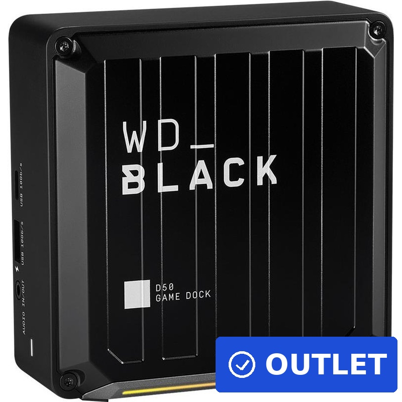 Western Digital D50 SSD-Gehäuse Schwarz (WDBA3U0000NBK) (geöffnet) (B-Ware)