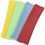 Xavax Mikrofasertücher, 30 x 30 cm, Blau/Grün/Gelb/Rot (00111391)