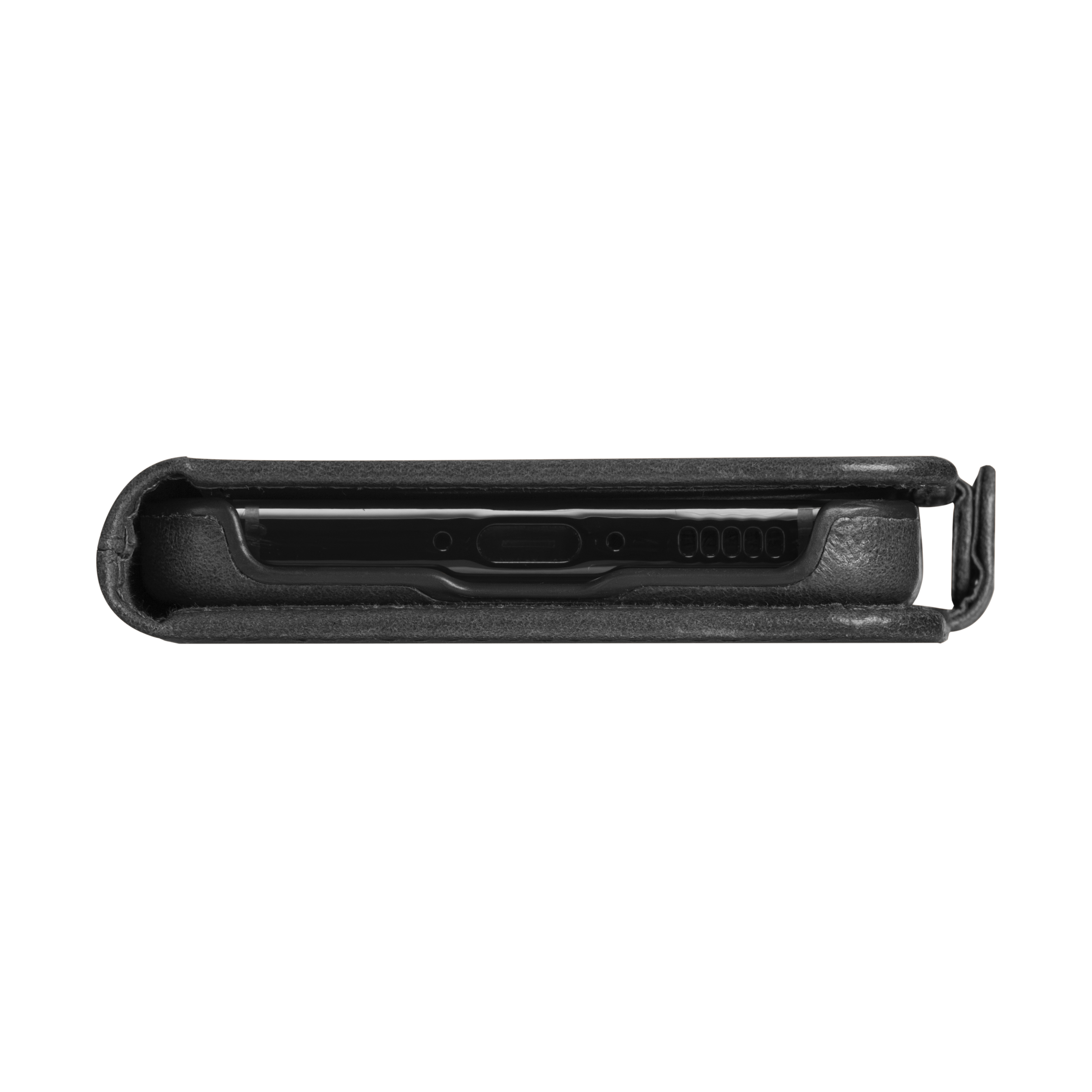 dbramante1928 Lynge Flip-Hülle für Samsung Galaxy S25 6,2" Leder Schwarz
