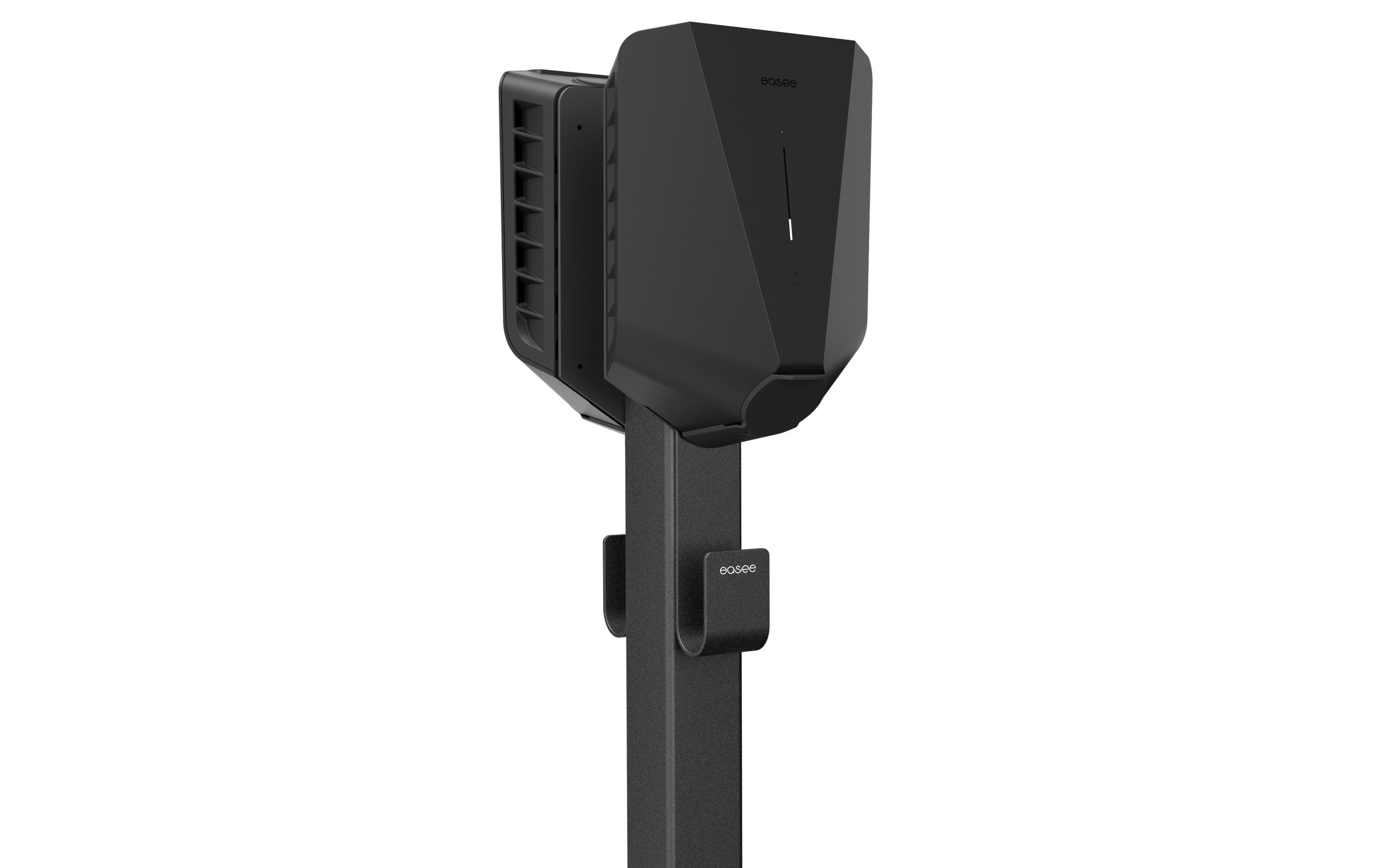 Easee Base 2-Way Standsäule für Ladestationen 1500 mm Schwarz