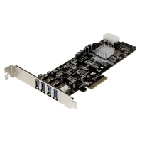 StarTech.com 4 Port Dual Bus PCI Express PCIe USB3.0 Card w (PEXUSB3S42V)