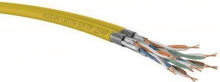 ACOME ACOLAN 1500 SF-S Cat.7A LSOH gelb Duplex S/FTP AWG22/1 500m Dca-s2,d2,a1