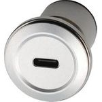 EXSYS GmbH Einbau-Adapter Metall USB C Buchse zu C Buchse, USB 3.2 Gen 1 (EX-49195)