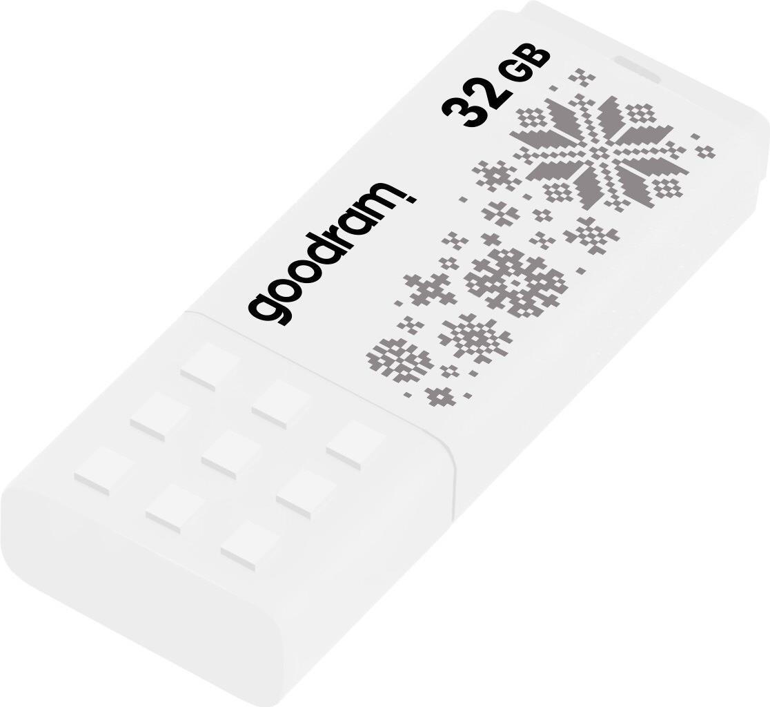 GOODRAM FLASHDRIVE 32GB UME2-WINTER WHITE USB 2.0 (UME2-0320W0R11-WI)