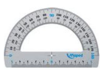 Maped Winkelmesser Halbkreis 180° 12 cm Aluminium