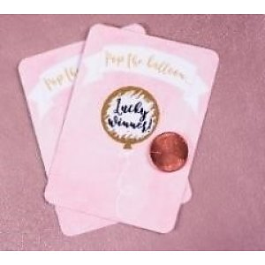 Silhouette MEDIA-SCRATCH-GLD Bedruckbare Rubbel-Aufkleberfolie 215,9 x 279,4 mm 5 Blatt Gold