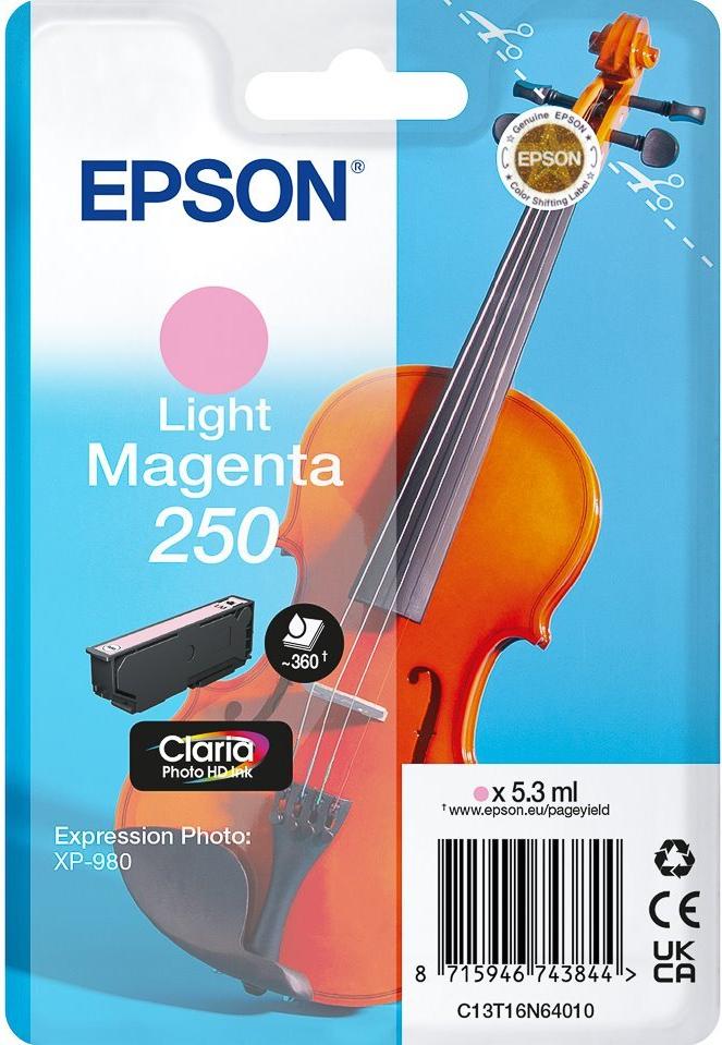 C13T16N64010 EPSON 250 XP Tinte light mag ST 360Seiten (C13T16N64010)