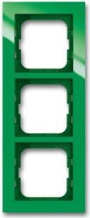 Busch-Jaeger 1723-286. Produktfarbe: Grün, Oberflächentyp: Glänzend, Design: Schraubenlos. Breite: 91 mm, Höhe: 233 mm, Dicke: 1,1 cm (2CKA001754A4339)