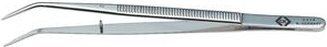 C.K Universal Pinzette mit 15 mm gebogenen Spitzen, 150 mm (T2314)