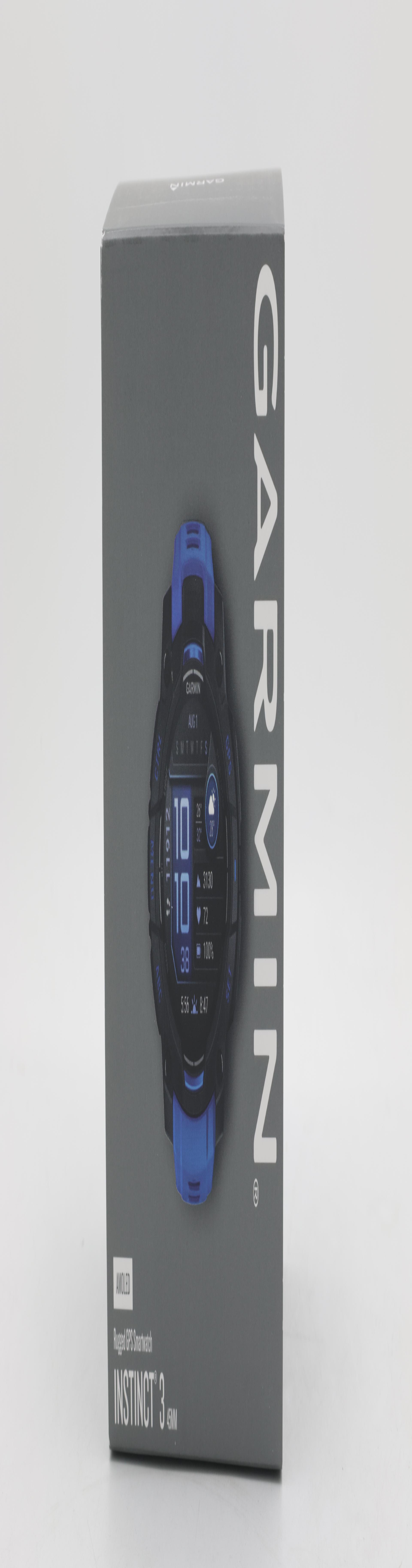 Garmin Instinct 3 1,2" AMOLED 45 mm schwarz/bolt blue