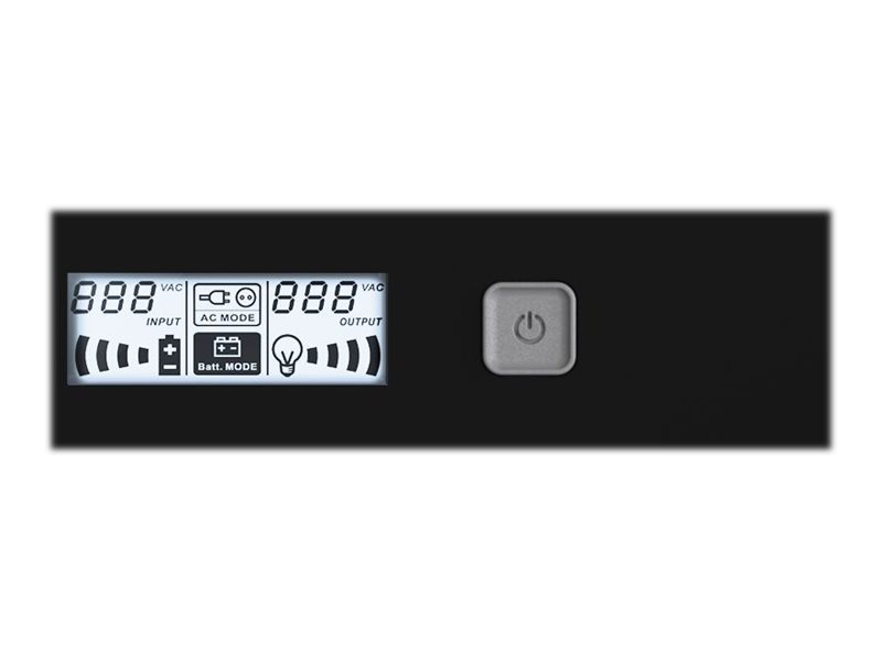 Infosec X4 RM Plus 800 USV 480 W / 800 VA Line-Interactive 19" Rack Schwarz
