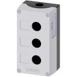 Siemens Leergehäuse 3 Einbaustellen, für Bodenbefestigung (L x B x H) 158.4 x 85 x 64 mm Grau SIRIUS ACT 3SU1853-0AA00- (3SU1853-0AA00-0AB1)