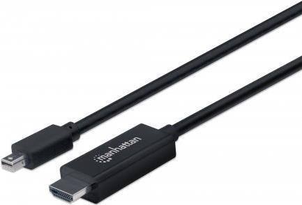 Manhattan 153225 Videokabel-Adapter 1 m Mini DisplayPort HDMI Schwarz (153225)