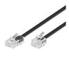 Wentronic 10m RJ-11/RJ-45 Cable - RJ-11 - RJ-45 - Männlich/männlich - Schwarz - TEL 6P4C-8P4C (68578)