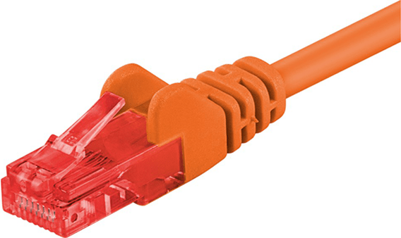 DSIT CAT 6 Netzwerkkabel U/UTP - 20 Meter - Orange - CCA (DC-C66-200)