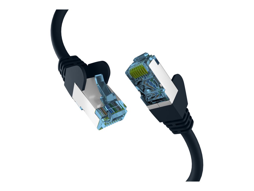 EFB-Elektronik Patchkabel RJ-45 CAT 7 S/FTP 5 m Schwarz