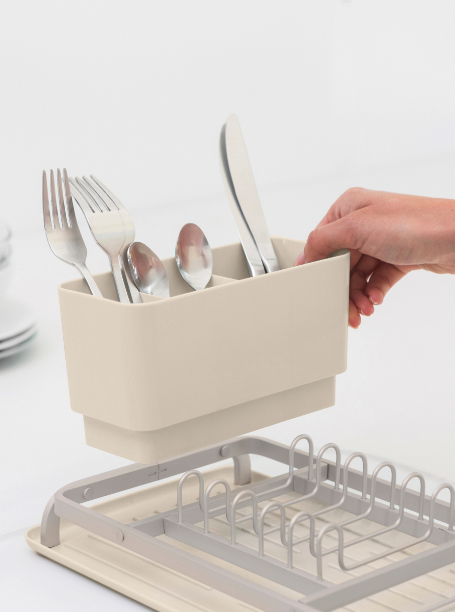 Brabantia Abtropfgestell kompakt 252006 Aluminium Beige